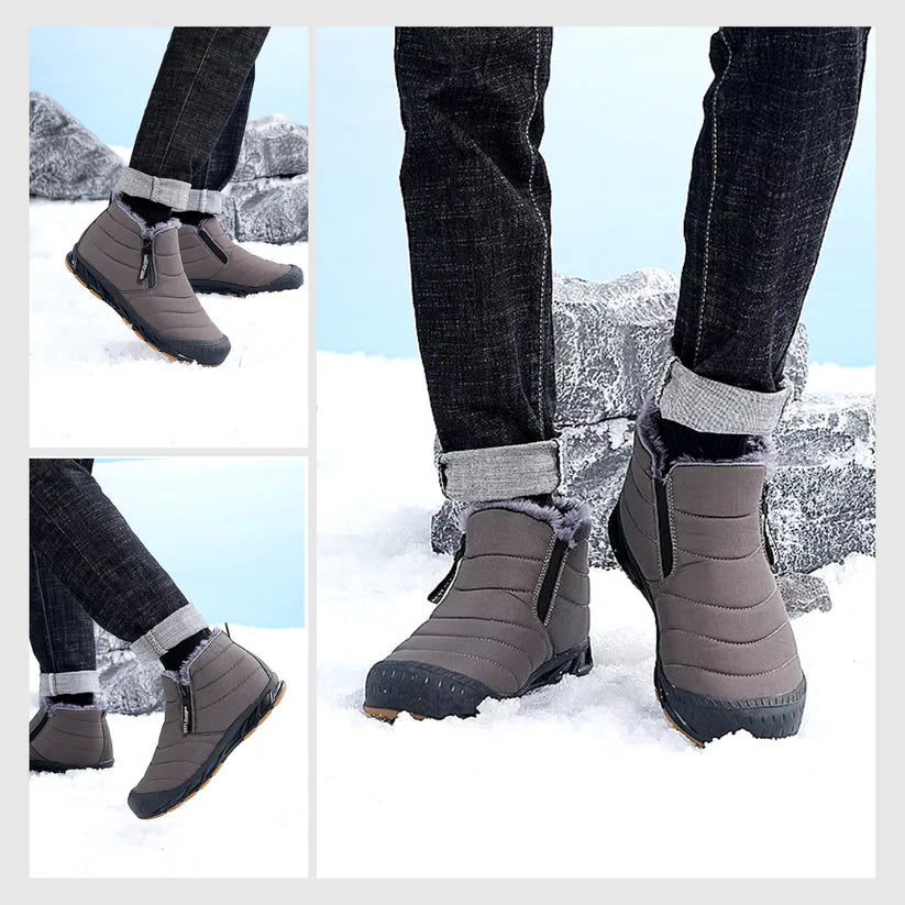 FrostGuard™ – Wasserdichte und ultrawarme Winterstiefel für Herren