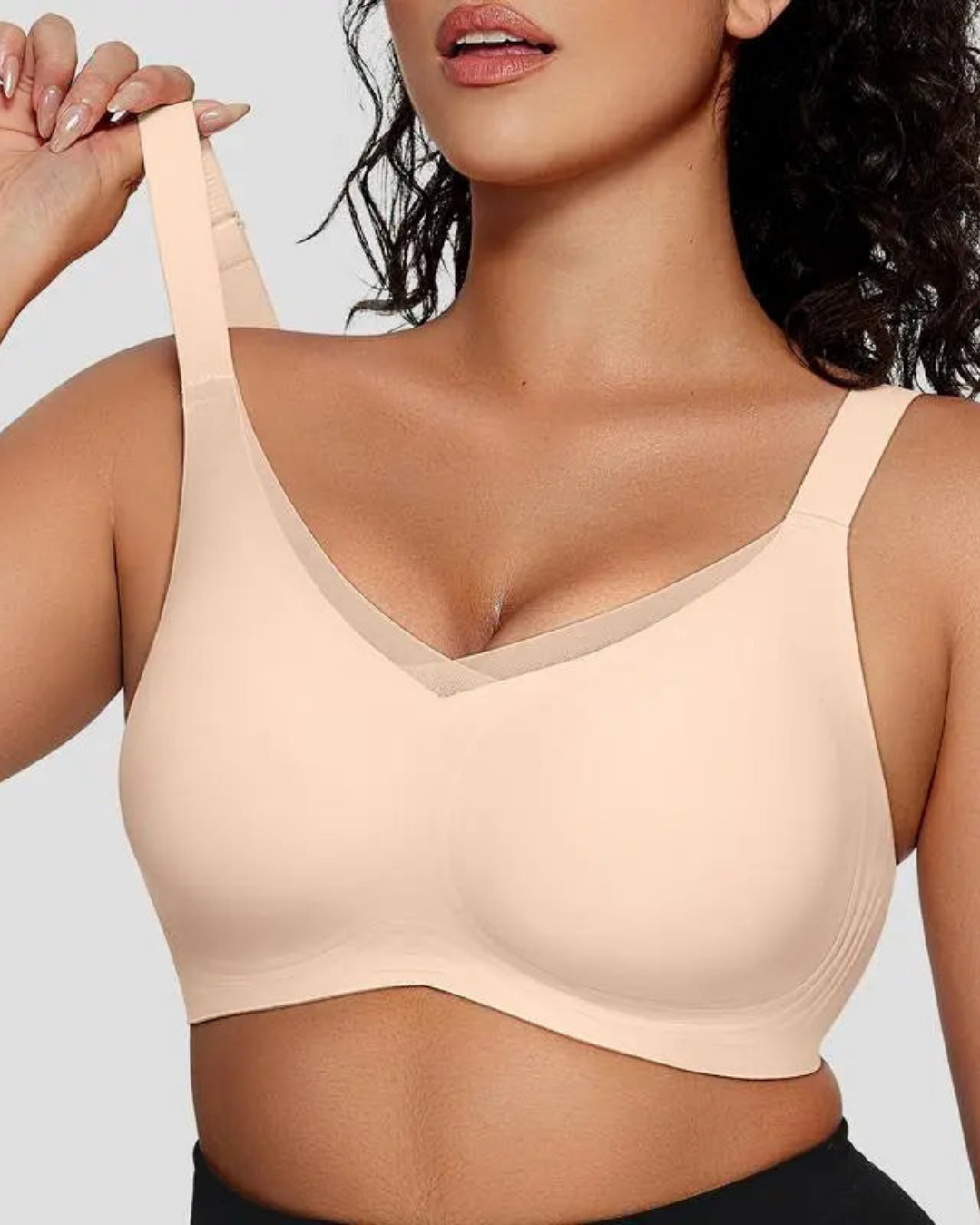 Weichly™– V-Ausschnitt-Bralette ohne Bügel für höchsten Komfort